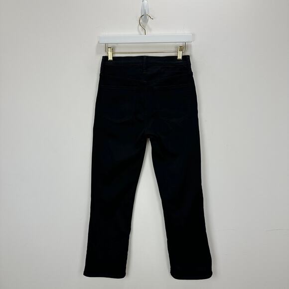 J.Crew Mid Rise Cropped Kickout Jean 2003 Super Stretch True Black Ankle US 26 - Picture 8 of 12
